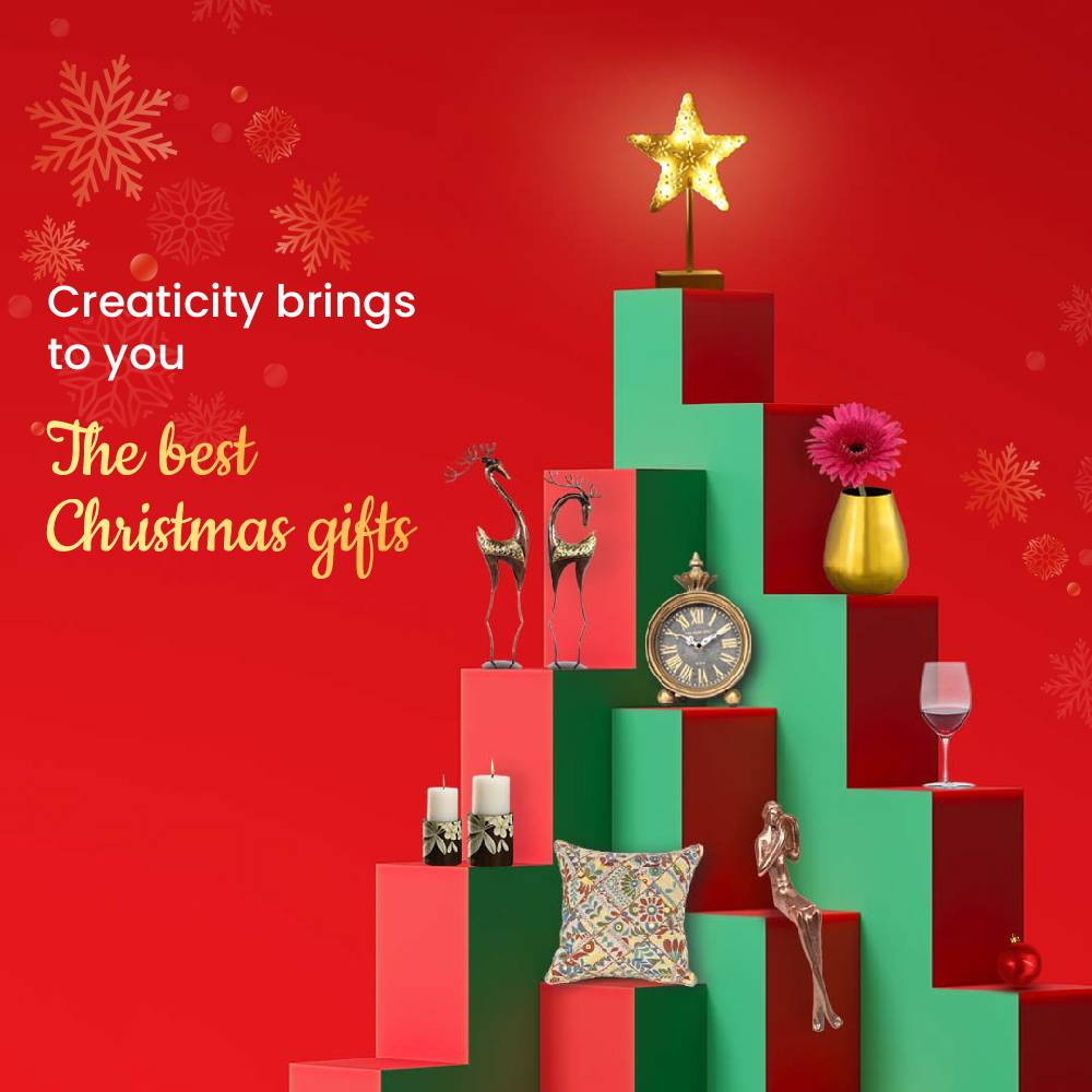 Creaticity Online :: Creaticity brings to you the best Christmas Gifts for family: here are the top Christmas present ideas 2022 by Bed & Bedding, Peps, @home, Mint Homez and many more