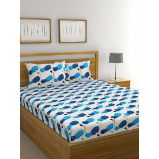 Raymond Home 104TC Exclusive Double Bedsheet with 2 Pillow Covers-8903024957454