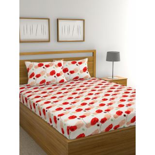 Raymond Home 104TC Exclusive Double Bedsheet with 2 Pillow Covers-8903024957461