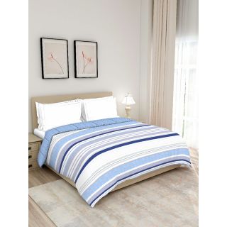Layers - 100% Cotton - 140 Thread Count - Queen Lombardy Beautiful Colour and Soft Touch - Design Percale Comforter - Breathable and Skin FriendlyFTR01116