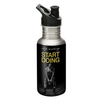 Hot Muggs water bottle stainless steel sporty and motivational - Start Doing