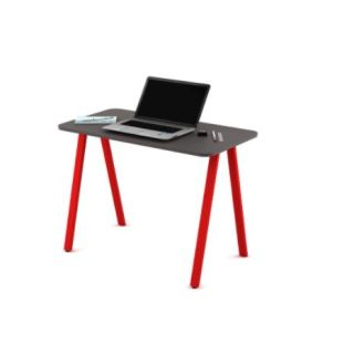 SOS LiteOffice A Line Desk Home and Office Table Standard (Red)