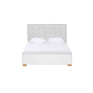 Almighty King Size Bed in White Colour