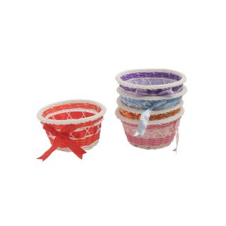 Aapno Rajasthan Set of 5 Multicoloured Organiser Baskets
