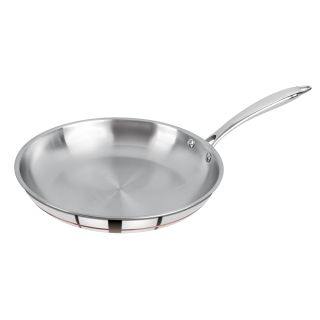 Bergner Argent 5CX 5 Ply Stainless Steel Frypan, 24 cm, Induction Base, Silver