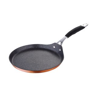 Bergner Infinity Chefs Forged Aluminium Non Stick Pancake pan, 28cm, Induction Base, Copper