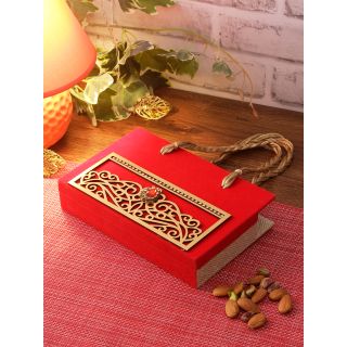 Kundan Embellished Velvet Gift Box