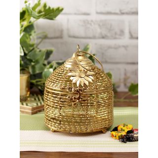 Cage Style Golden Gift Box