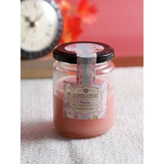 Sobre Peach Ginger Lily Scented Round Glass Jar Candle (CAN19106PI)