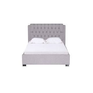 Chant Queen Size Bed in Grey Purple Colour