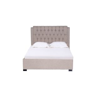 Chant Queen Size Bed in Oat Colour