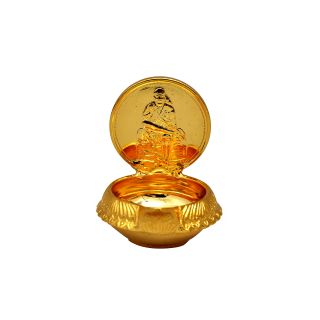 Sai Baba Lamp - 24k Gold Plated (57.15mm)