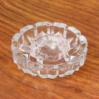 eCraftIndia Decorative Feng-Shui Crystal Tortoise with Round Base for Office Desks and Home (CRTOR500)
