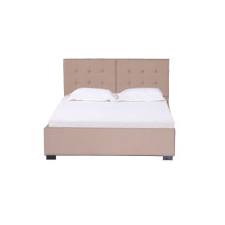 Faith Queen Size Bed in Light Brown Colour