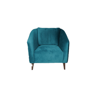 Jackson Fabric 1 Seater Sofa - Turquois