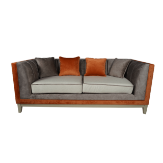 Colton New Fabric Sofa 3 Seater-Brown