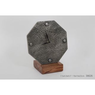 Hammered Table Clock