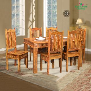 Hunter Six Seater Wooden Dining Table 
