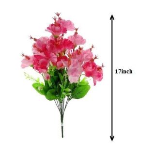 Artificial Red Color Hibiscus Flower Bunch (115)
