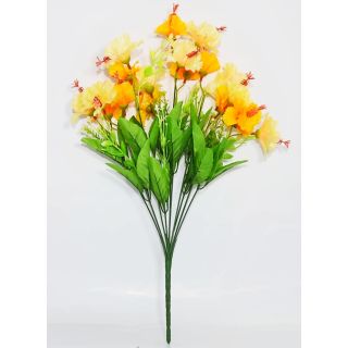 Artificial Yellow Color Hibiscus Flower Bunch (116)