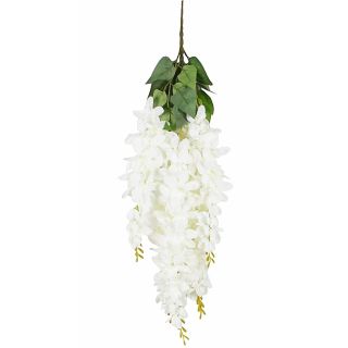 Artificial White Color Orchid Flower Hanging Creeper (128)
