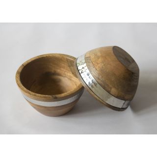 Nut Bowl Wooden Hammer Nickel 