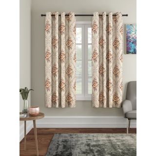 Cortina Digital Print Polyester Window Curtain Pack of 2-5FT (NEW-CCP-001-5FT-SO2)