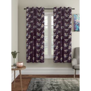 Cortina Digital Print Polyester Window Curtain Pack of 2-5FT (NEW-CCP-002-5FT-SO2)