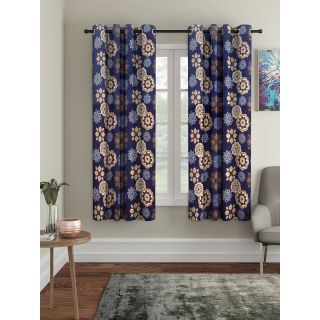Cortina Digital Print Polyester Window Curtain Pack of 2-5FT (NEW-CCP-008-5FT-SO2)