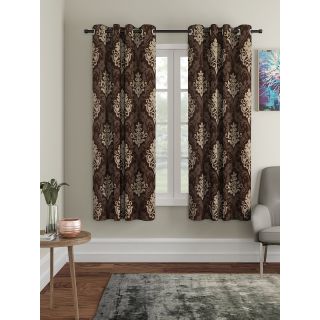 Cortina Digital Print Polyester Window Curtain Pack of 2-5FT (NEW-CCP-018-5FT-SO2)