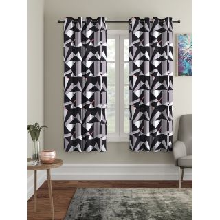 Cortina Digital Print Polyester Window Curtain Pack of 2-5FT (NEW-CCP-021-5FT-SO2)