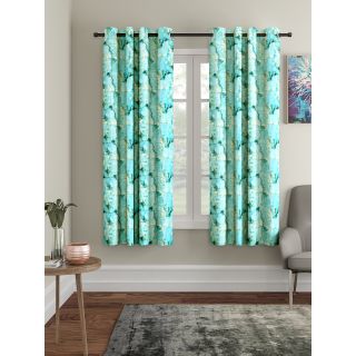 Cortina Digital Print Polyester Window Curtain Pack of 2-5FT (NEW-CCP-023-5FT-SO2)