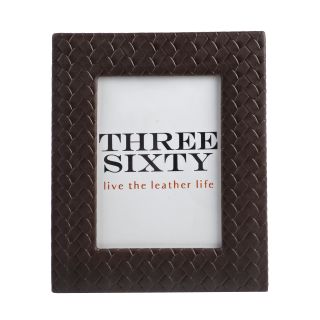 ENTWINE PHOTO FRAME IN Faux Leather (Brown)