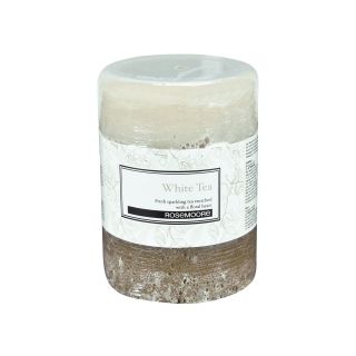 Scented Pillar Candle White Tea 
