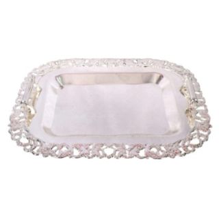 Silver Plated Tray With Handle