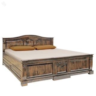 JOP CARVING KING SIZE BED WITHOUT STORAGE (RBED0143)