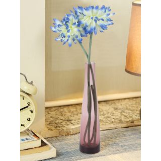Stylish Transparent Pink Vase  (VAS18239PE)