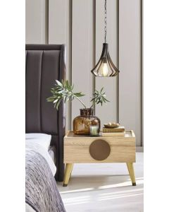 Antigo | Nightstand Legnano + Galaxy Kahve 