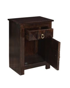 Diamond Wooden Bed Side Table ( RBSD0438(WL) )