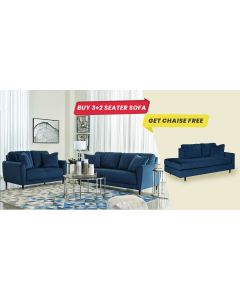 Buy 3+2 Enderlin Sofa Set & Get Corner Chaise Free