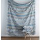 Thoppia Aztec Bedsheet (Blue - 101123140-0044)