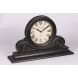 Black Wood Mantel Clock