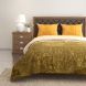 Swayam 144 TC Pure Cotton Olive and Yellow Ethnic Motif Printed Bed Sheet With 2 Matching Pillow Covers