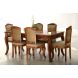 DINING SET CARVING 6 SEATER