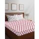 Layers - 100% Cotton - 144 Thread Count - Queen - Firenze Beautiful Colour Premium - Design Bedsheet Set -with 2 Pillow Cover Percale - Breathable and Skin FriendlyFTR00980