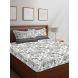 Layers - 100% Cotton - 144 Thread Count - Queen - Firenze Beautiful Colour Premium - Design Bedsheet Set -with 2 Pillow Cover Percale - Breathable and Skin FriendlyFTR00986