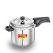 Prestige Deluxe Alpha Svachh Stainless Steel Straight Wall Outer Lid Pressure Cooker, 5.5 Litre, Silver