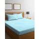 Trident Bliss  144 TC 228 X 254 2 PL Bedsheets Solid Blue (8904266251942)