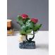 Artificial Decorative Rose Bonsai House Plant (APL20208)