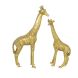 eCraftIndia Decorative Brass Giraffe Pair (BAG901)